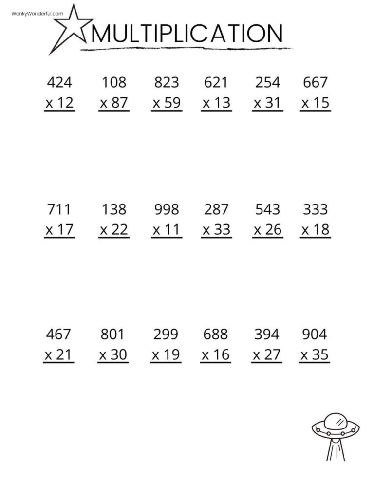 10 Best 4th Grade Math Worksheets Free Printable For Thanksgiving Worksheets Library
