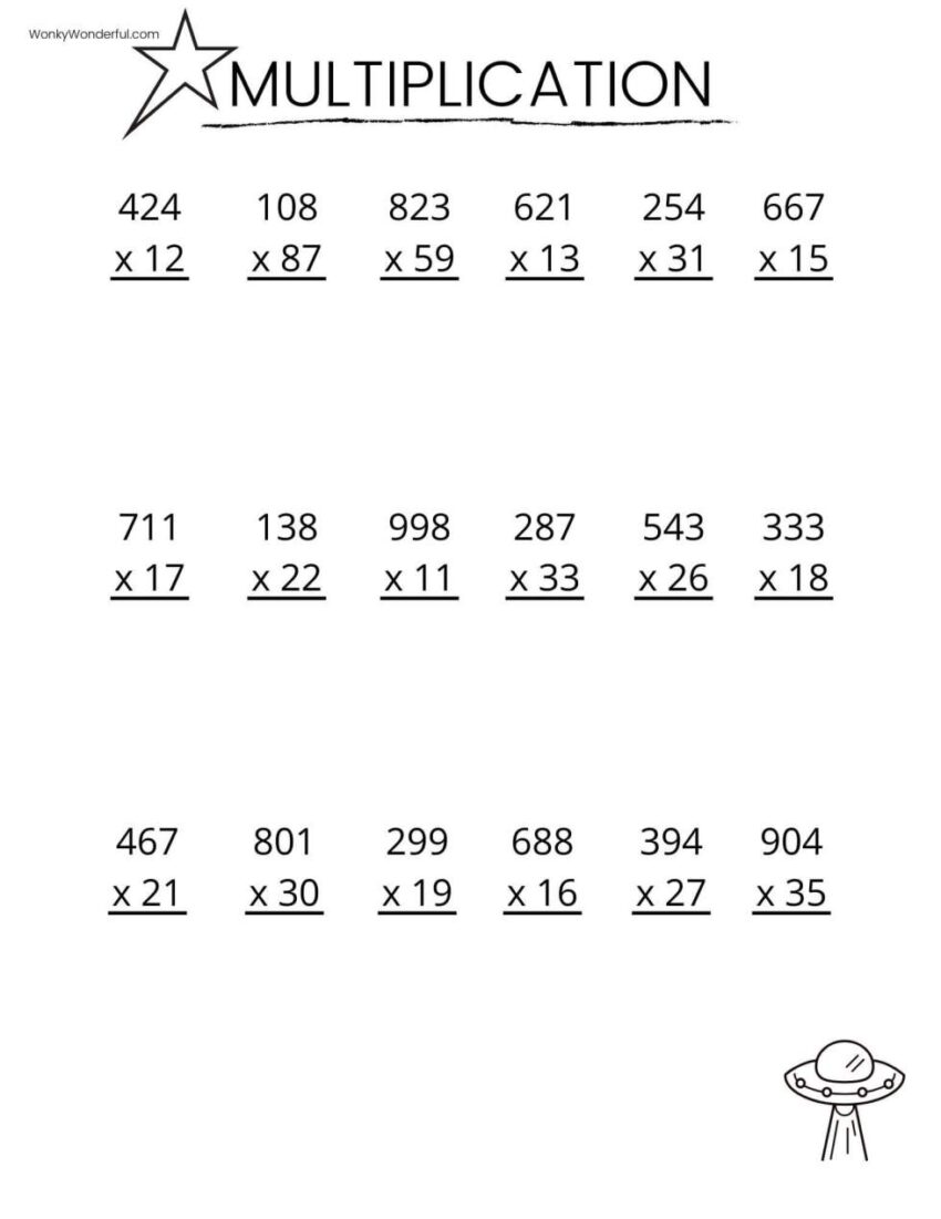 10 Best 4th Grade Math Worksheets Free Printable For Thanksgiving Worksheets Library