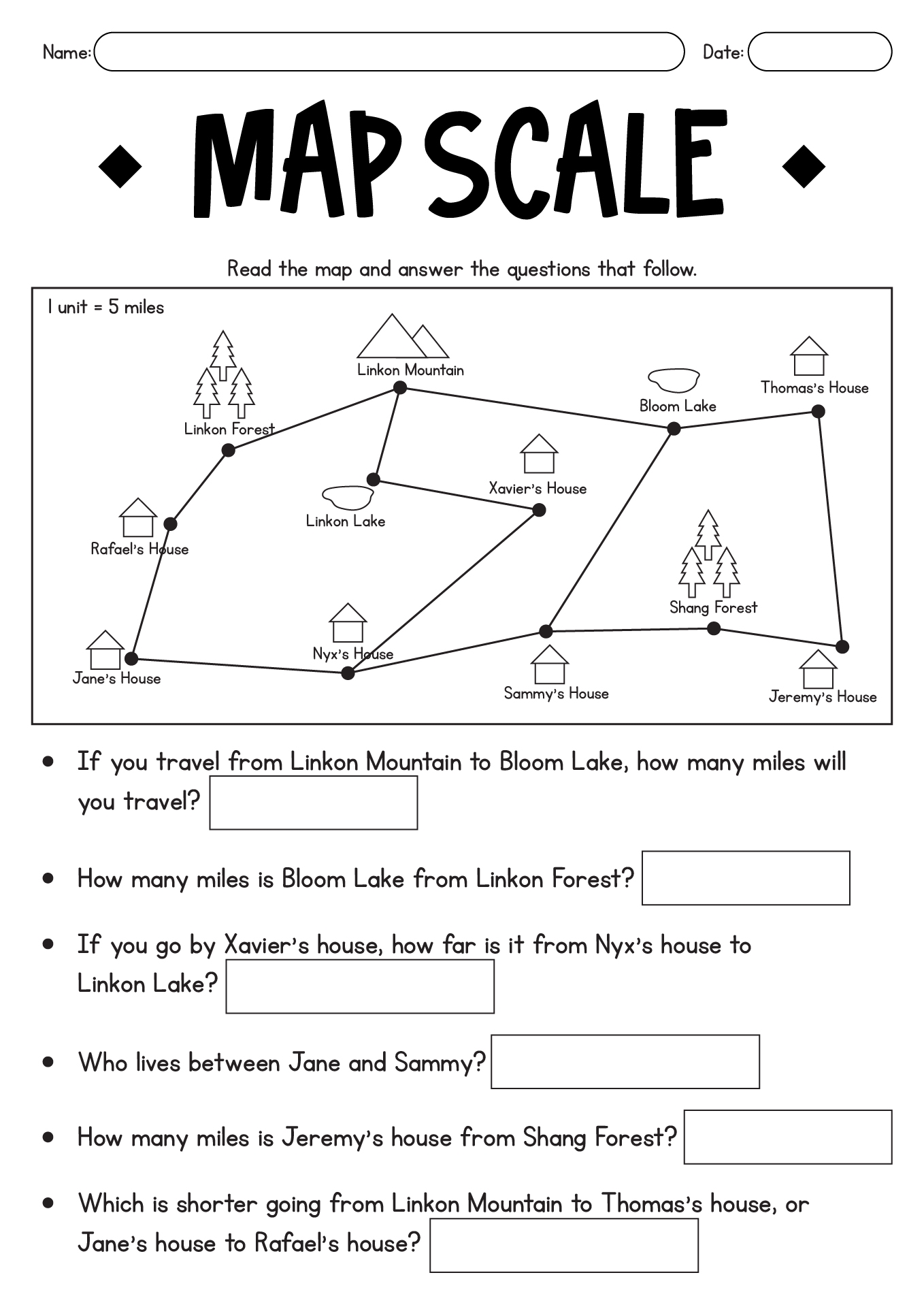 13 Printable Map Worksheets Free PDF At Worksheeto 13 Printable Map Worksheets Free PDF At Worksheeto