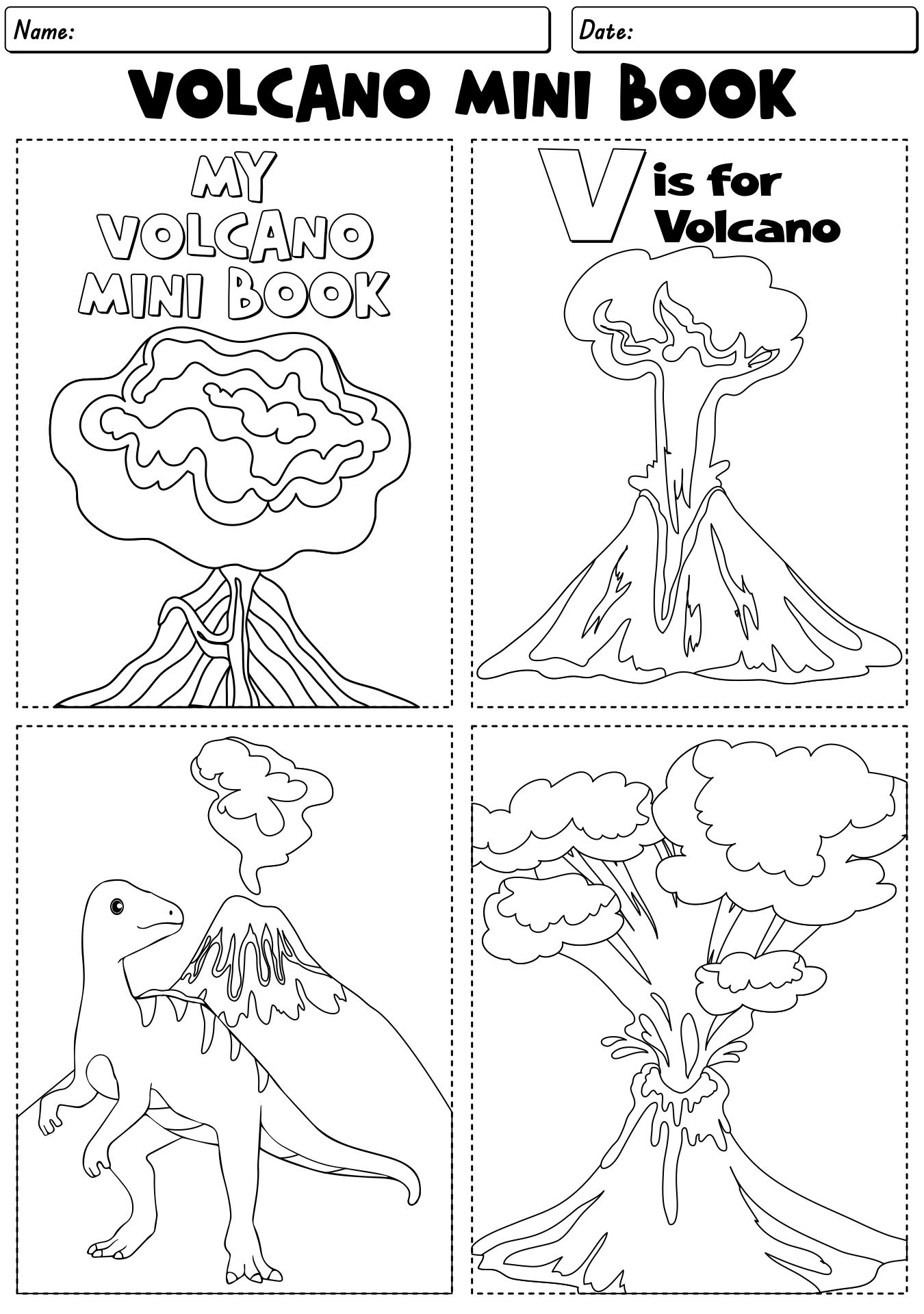 Free Printable Volcano Worksheets For Kindergarten Free Printable Volcano Worksheets For Kindergarten