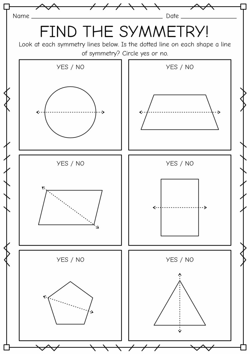 14 Lines Of Symmetry Worksheets Free PDF At Worksheeto