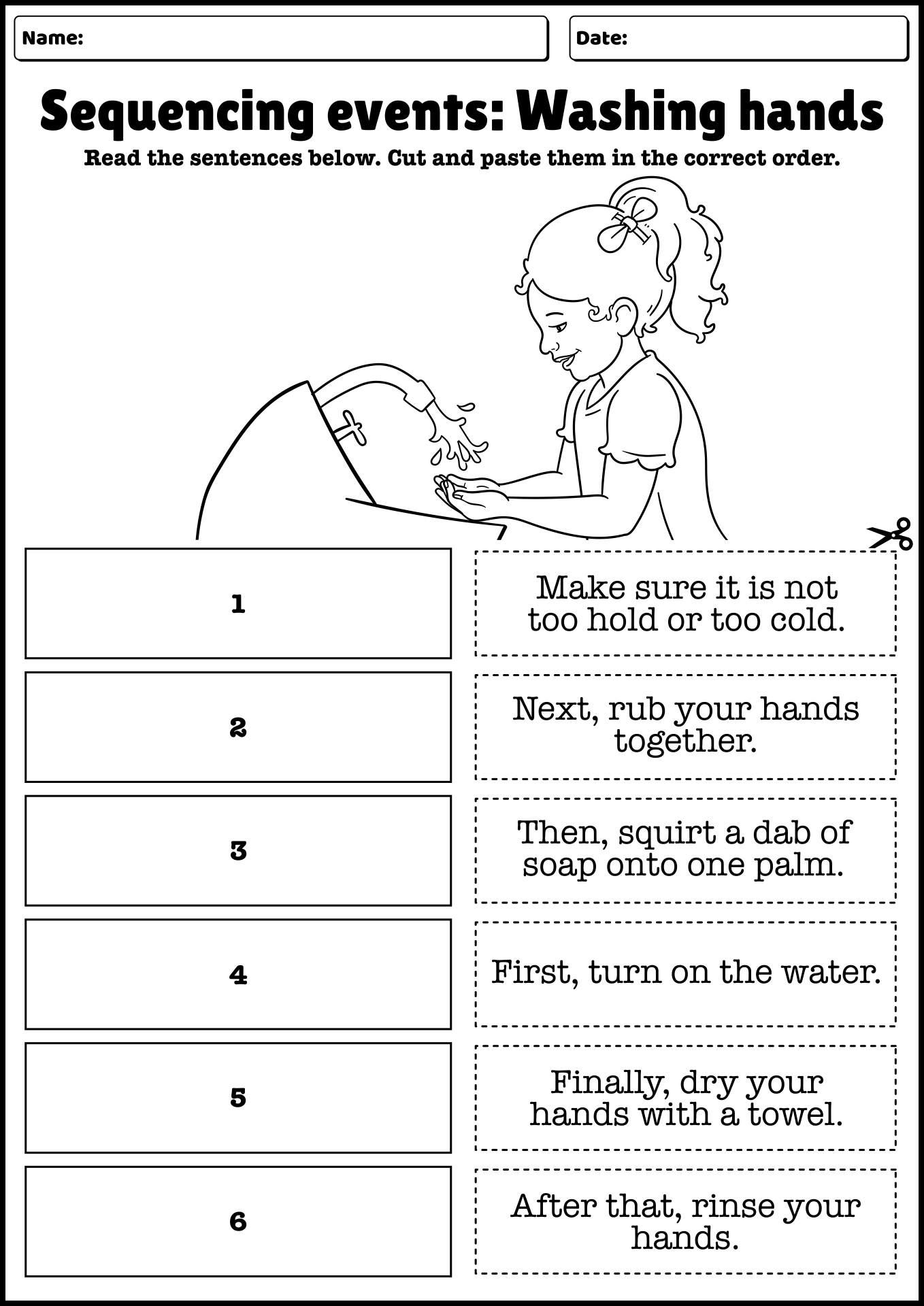 Free Sequencing Worksheets 4th Grade