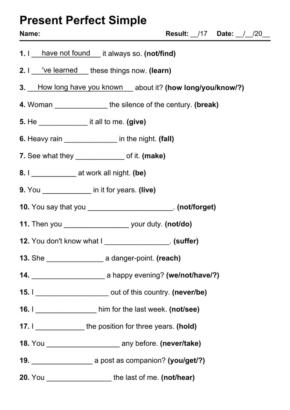 15 074 English Grammar PDF Worksheets With Answers Grammarism 15 074 English Grammar PDF Worksheets With Answers Grammarism