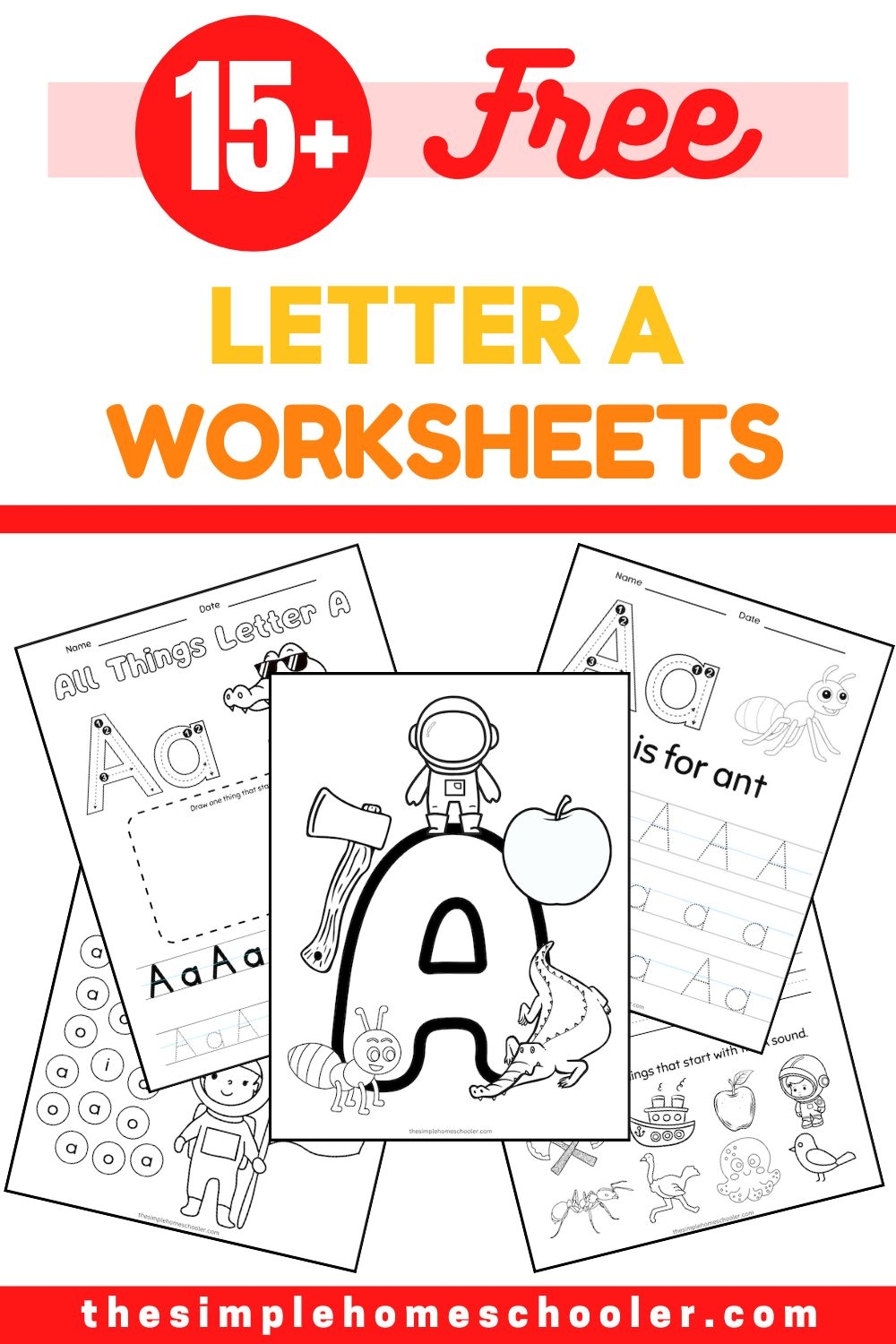 Free Printable A Worksheets