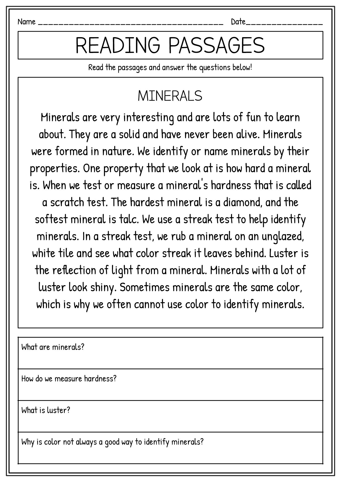 17 Reading Fluency 2nd Grade Worksheets Free PDF At Worksheeto