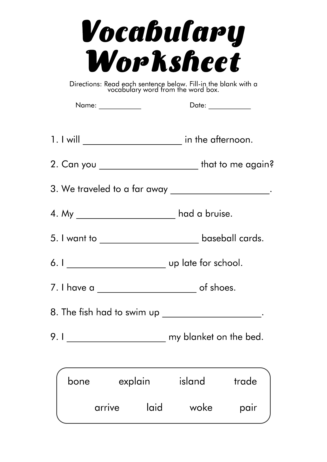 18 7th Grade Vocabulary Worksheets Free PDF At Worksheeto 18 7th Grade Vocabulary Worksheets Free PDF At Worksheeto