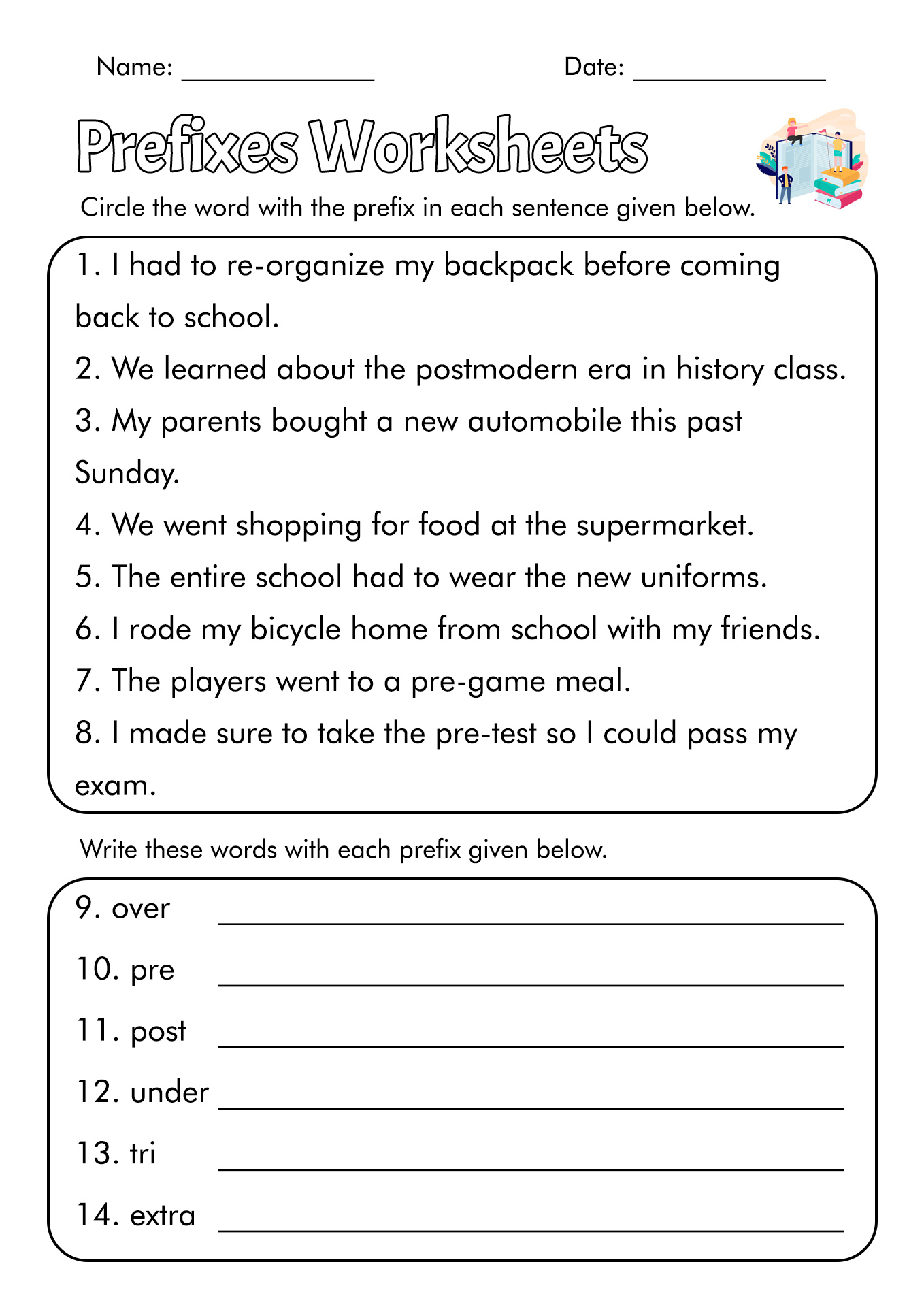 19 Free Printable Prefix Worksheets 4th Grade Free PDF At Worksheeto 19 Free Printable Prefix Worksheets 4th Grade Free PDF At Worksheeto