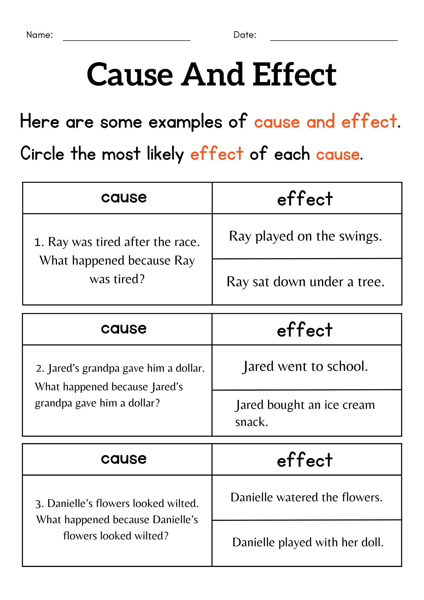 1st Grade Cause And Effect Worksheet Cause And Effect Activity Sheets For Kids Made By Teachers 1st Grade Cause And Effect Worksheet Cause And Effect Activity Sheets For Kids Made By Teachers