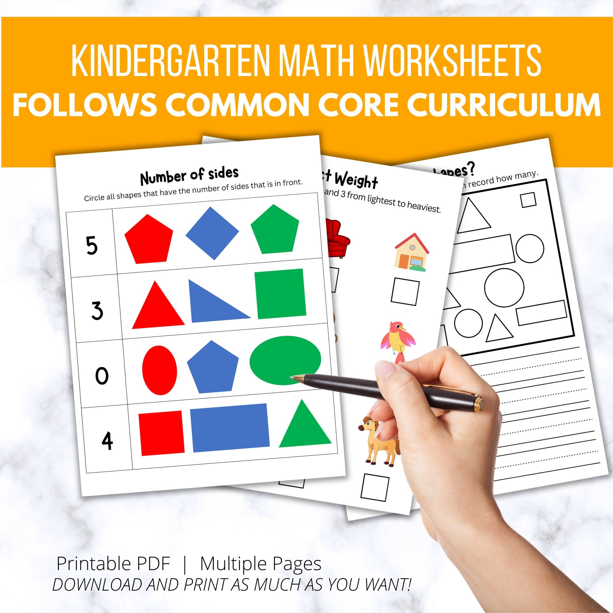 20 Kindergarten Math Common Core Worksheets Measurement Data And Shapes Printable Fun And Colorful Preschool Teachers Homeschooling Etsy 20 Kindergarten Math Common Core Worksheets Measurement Data And Shapes Printable Fun And Colorful Preschool Teachers Homeschooling Etsy