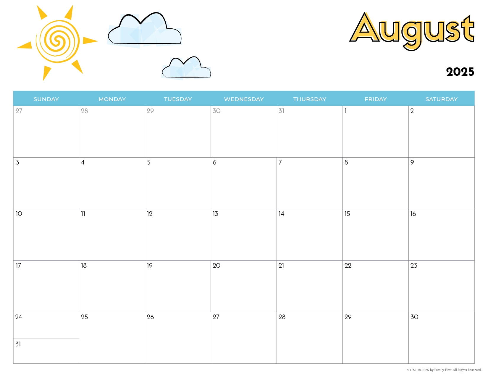 2025 Printable Calendars For Kids IMOM 2025 Printable Calendars For Kids IMOM