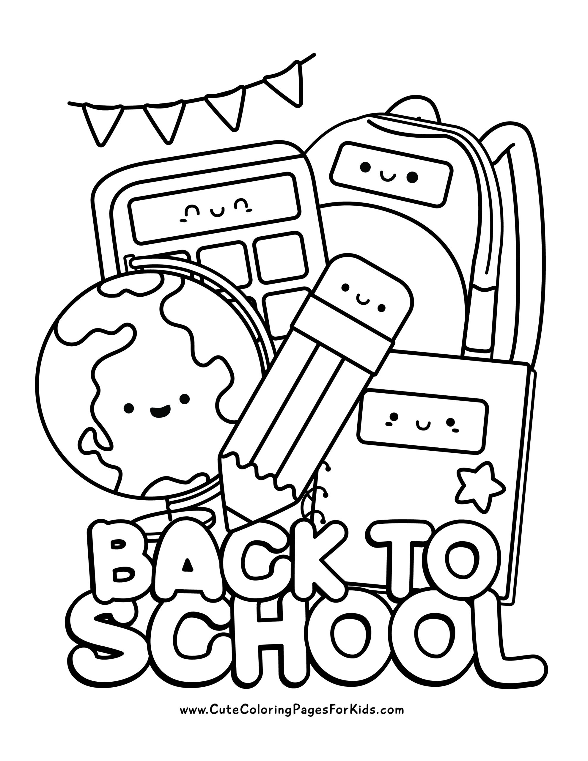 Preschool Printables Back To School