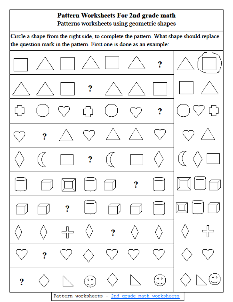 2nd Grade Math Pattern Worksheets Using Geometric Shapes Steemit Worksheets Library 2nd Grade Math Pattern Worksheets Using Geometric Shapes Steemit Worksheets Library