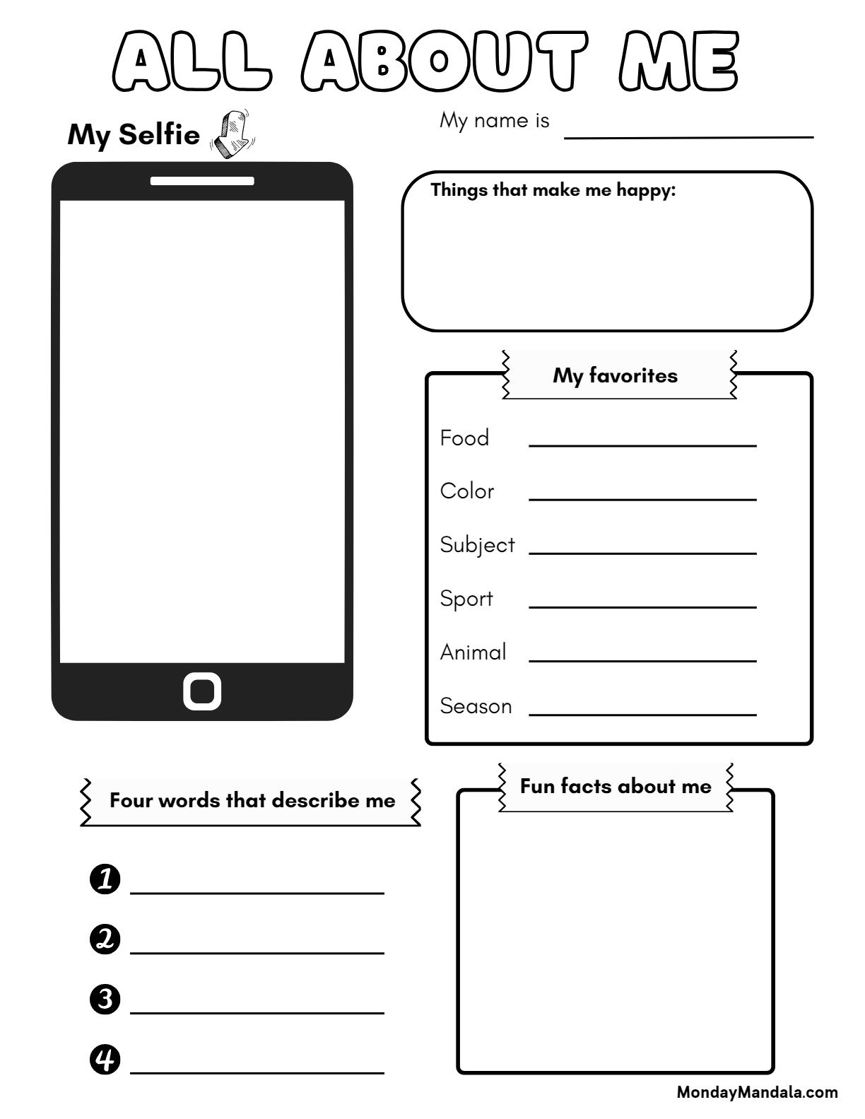 Free Teen Printable Worksheets