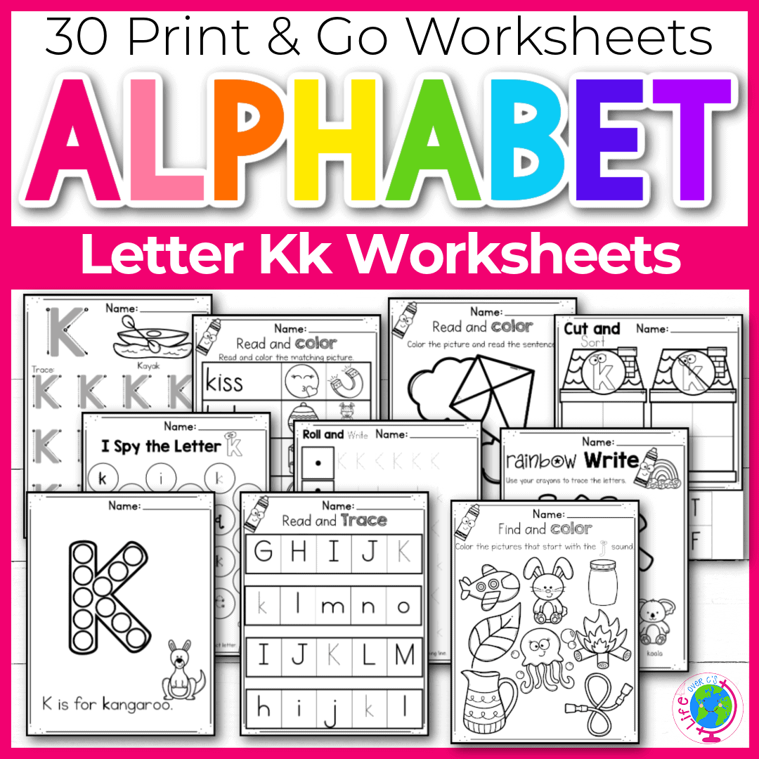 Free Printable Pre-K Alphabet Worksheets