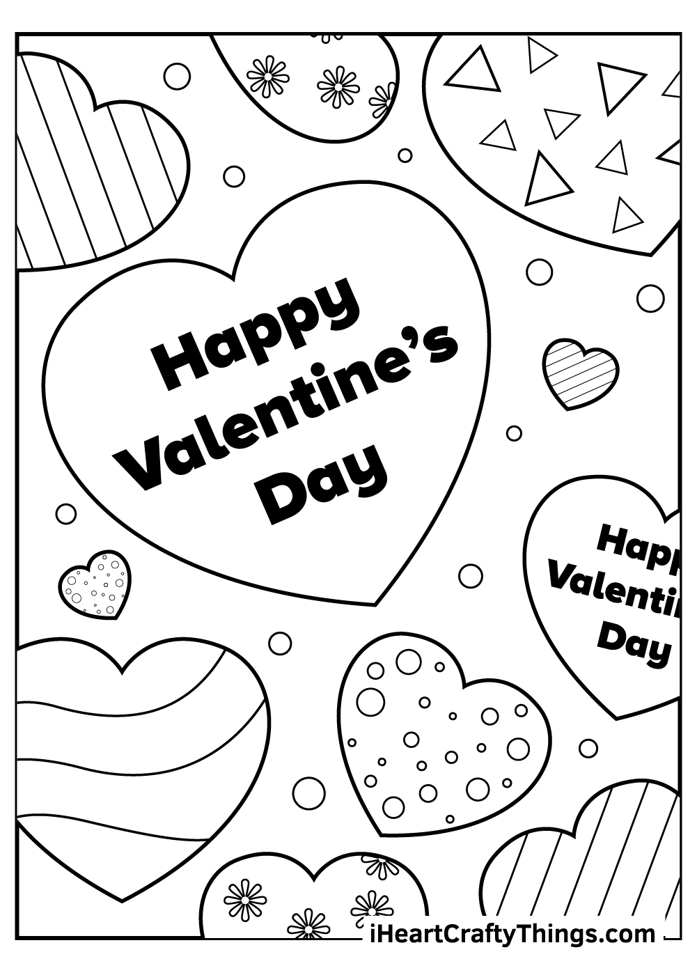 Free Printable Preschool Valentines Coloring Pages Free Printable Preschool Valentines Coloring Pages