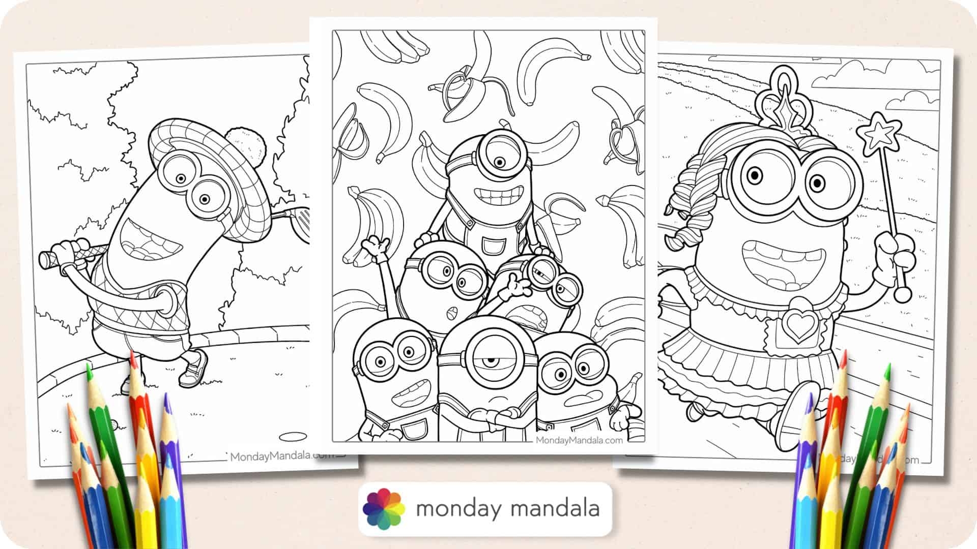 32 Minion Coloring Pages Free PDF Printables 