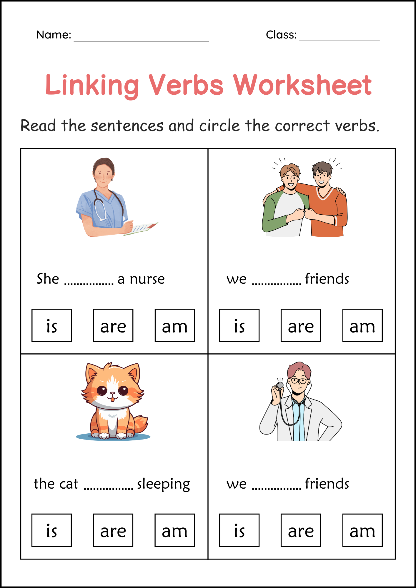 3rd Grade Linking Verb Grammar Worksheets Linking Verb Activities Made By Teachers 3rd Grade Linking Verb Grammar Worksheets Linking Verb Activities Made By Teachers