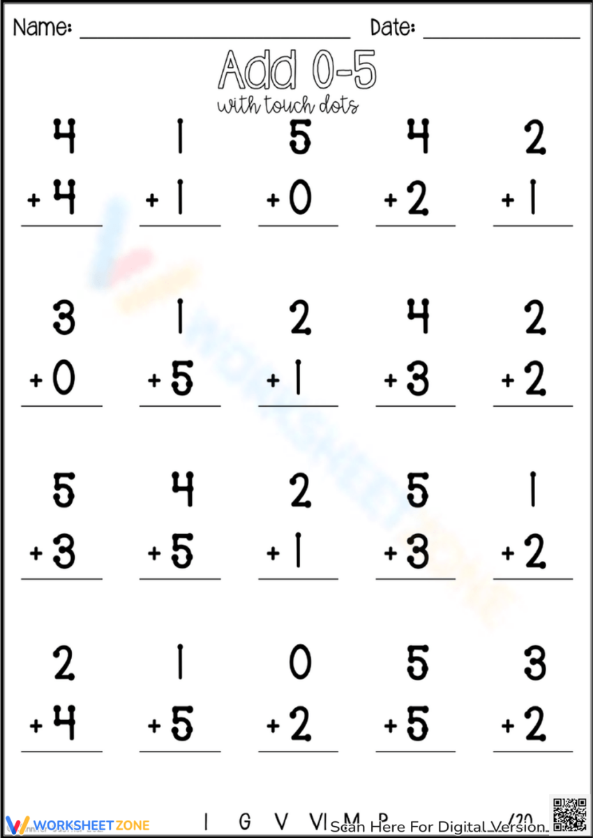 40 Fun U0026 Creative Touch Math Worksheets Worksheets Library