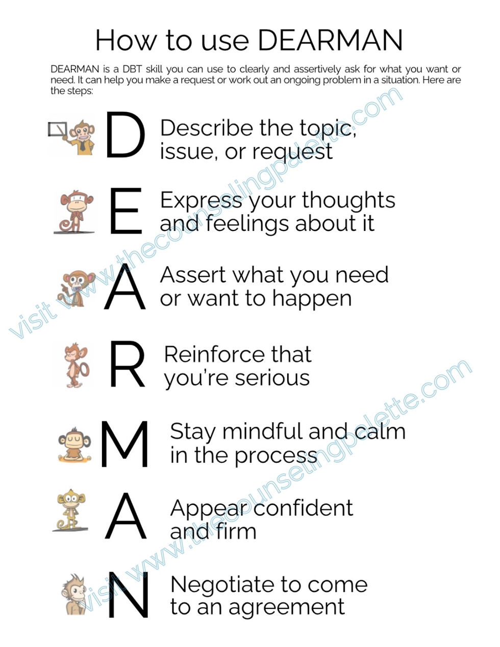 Dear Man Worksheet Printable Pdf Dear Man Worksheet Printable Pdf