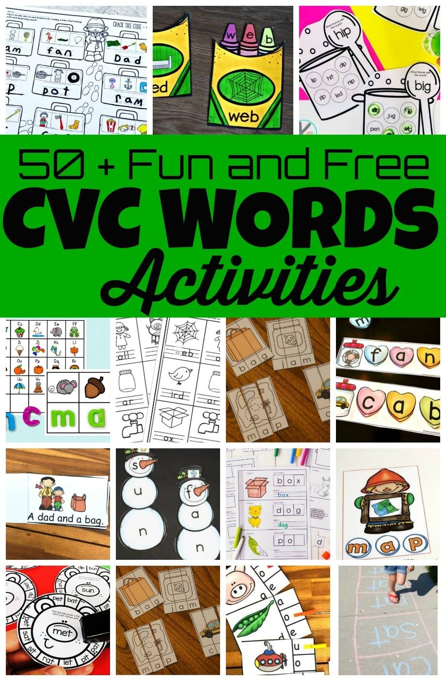Cvc Worksheets Free Printable Cvc Worksheets Free Printable