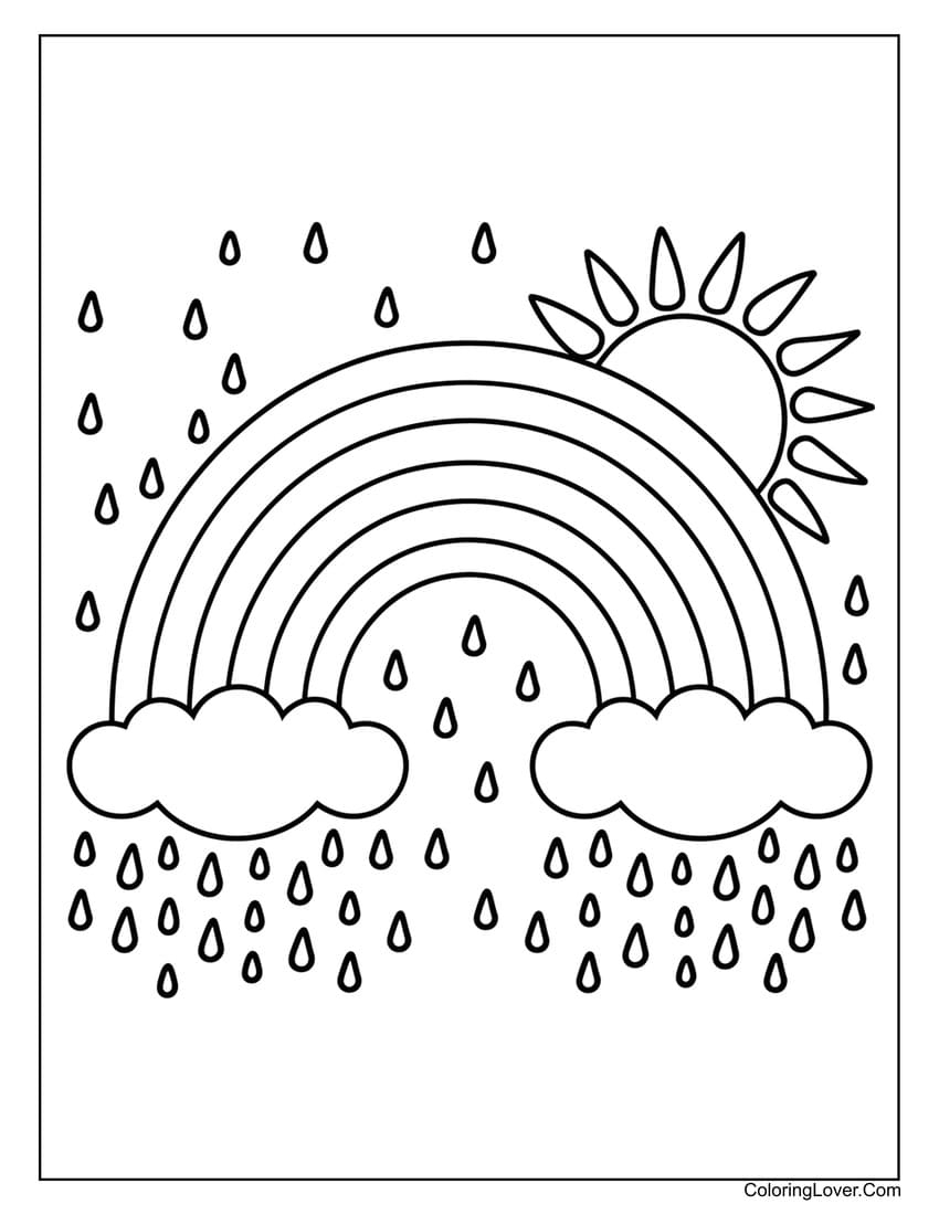 Rainbow Printable Worksheets