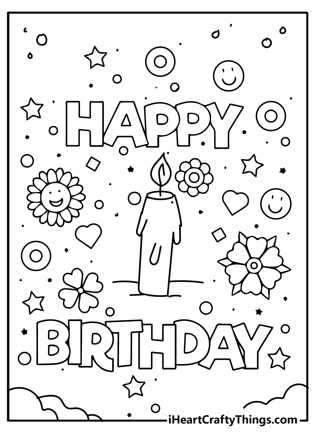 56 Happy Birthday Coloring Pages U0026 Cards 100 Free 56 Happy Birthday Coloring Pages U0026 Cards 100 Free