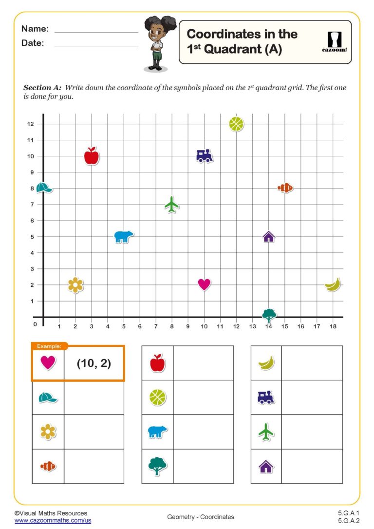 5th Grade Math Worksheets PDF Printable PDF Worksheets Cazoom Math