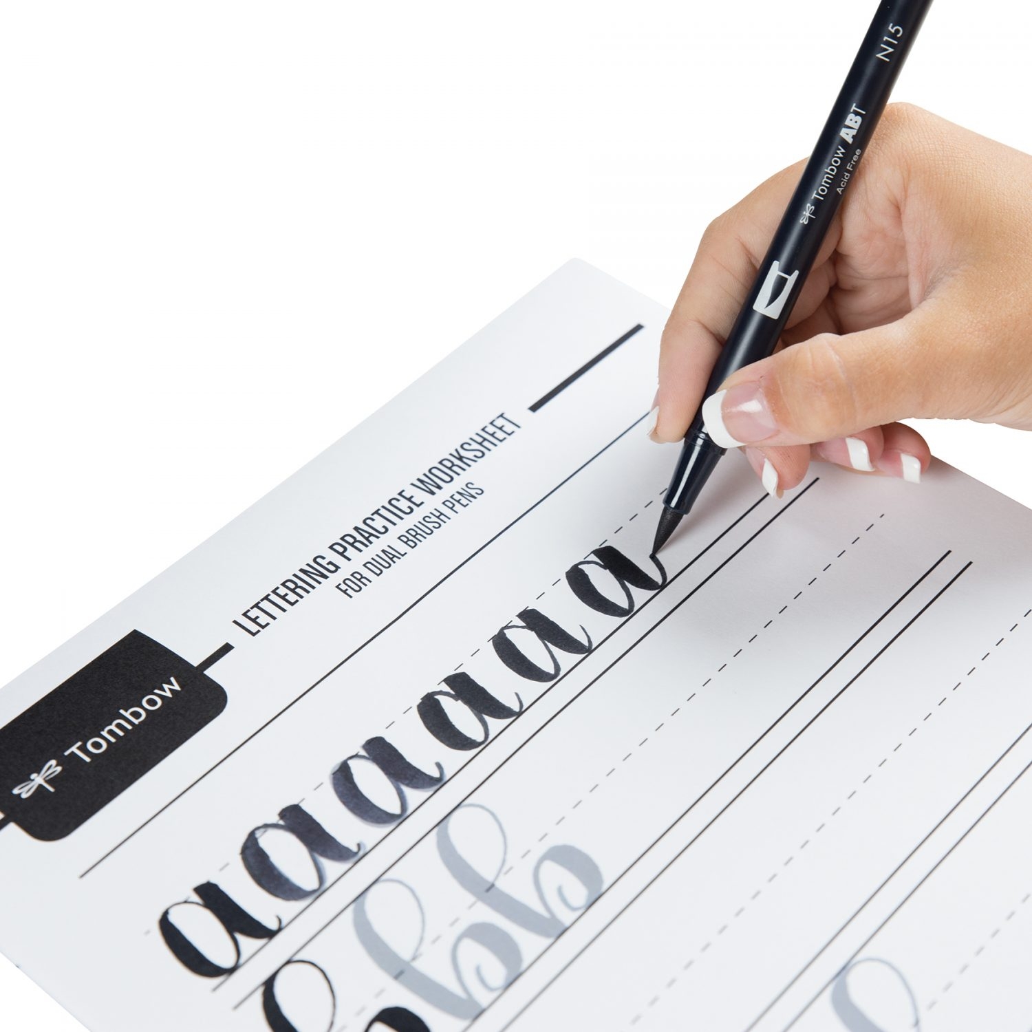 Brush Lettering Printable Worksheets Brush Lettering Printable Worksheets