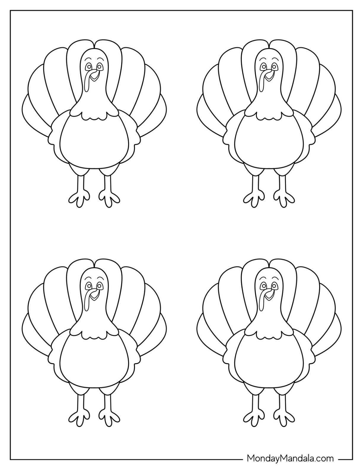 62 Turkey Templates Free PDF Printables 