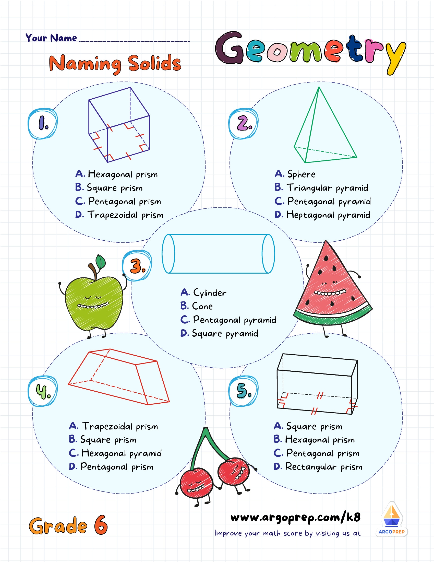 Free Polygon Worksheets 6th Grade Free Polygon Worksheets 6th Grade