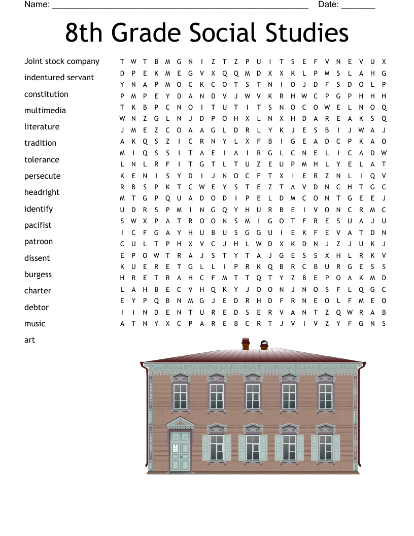8th Grade Social Studies Word Search WordMint 8th Grade Social Studies Word Search WordMint