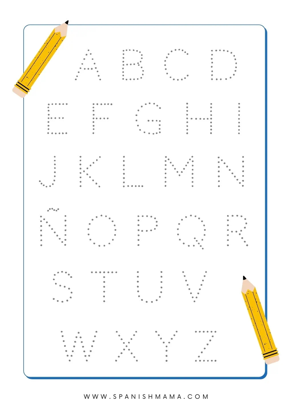 Free Printable Spanish Alphabet Worksheets Pdf