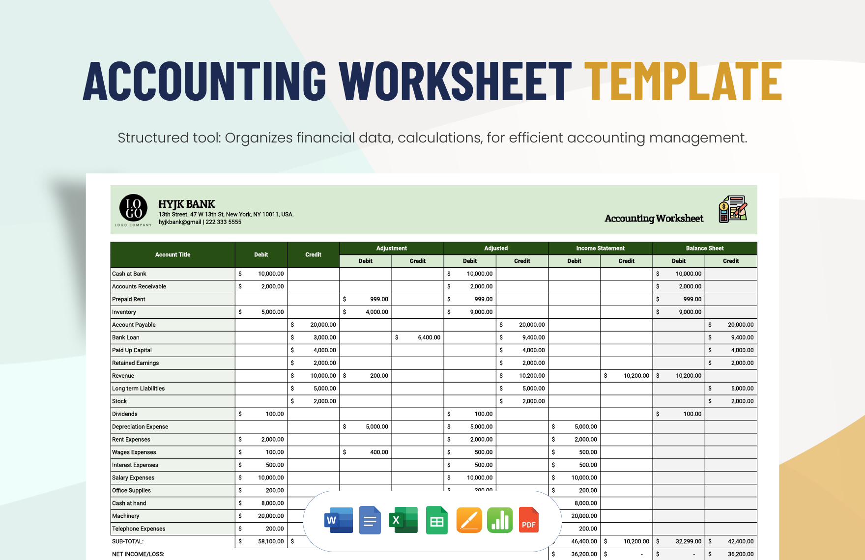 Accounting Worksheet Printables High School Accounting Worksheet Printables High School