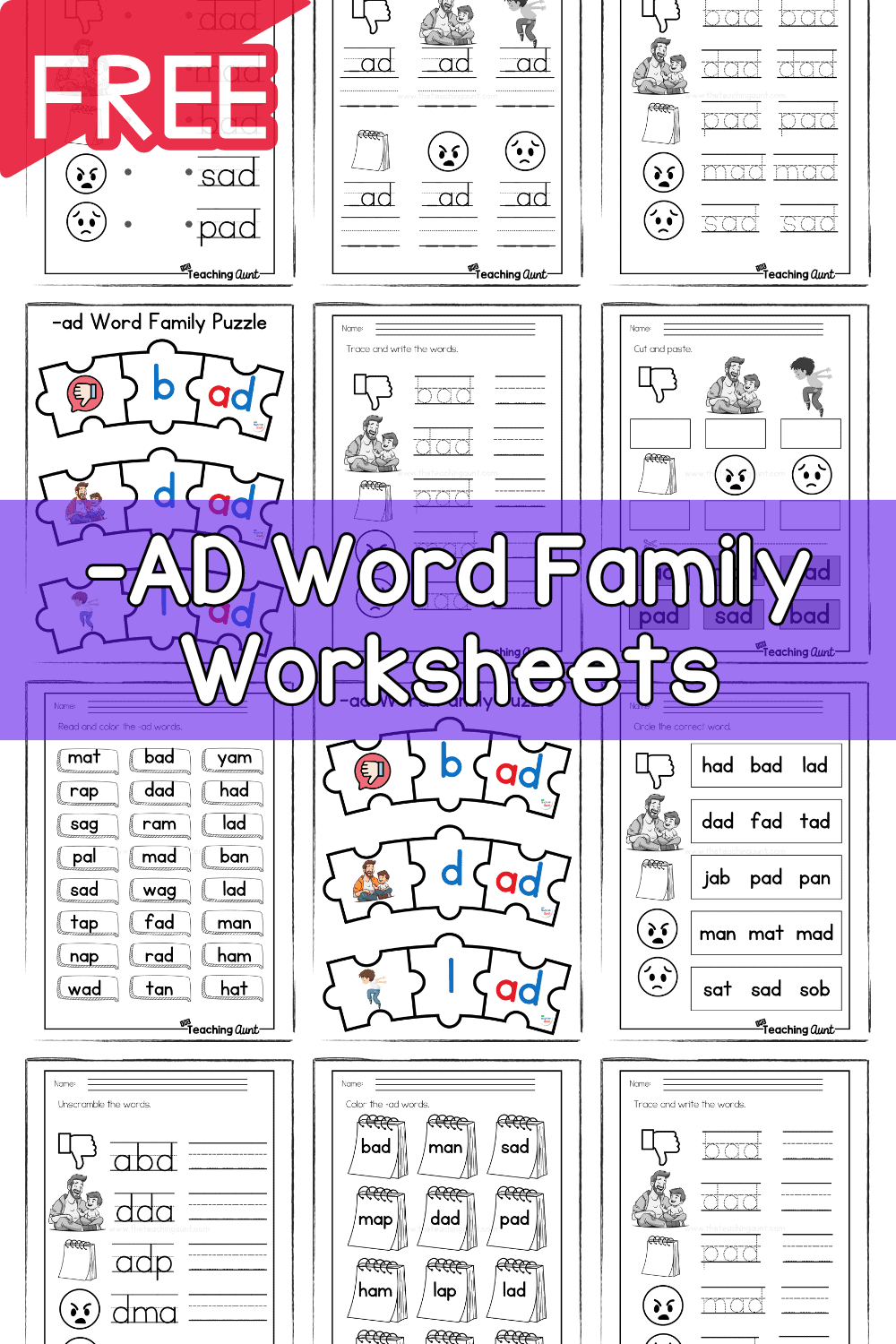 Ad Words Worksheet For Kindergarten Ad Words Worksheet For Kindergarten