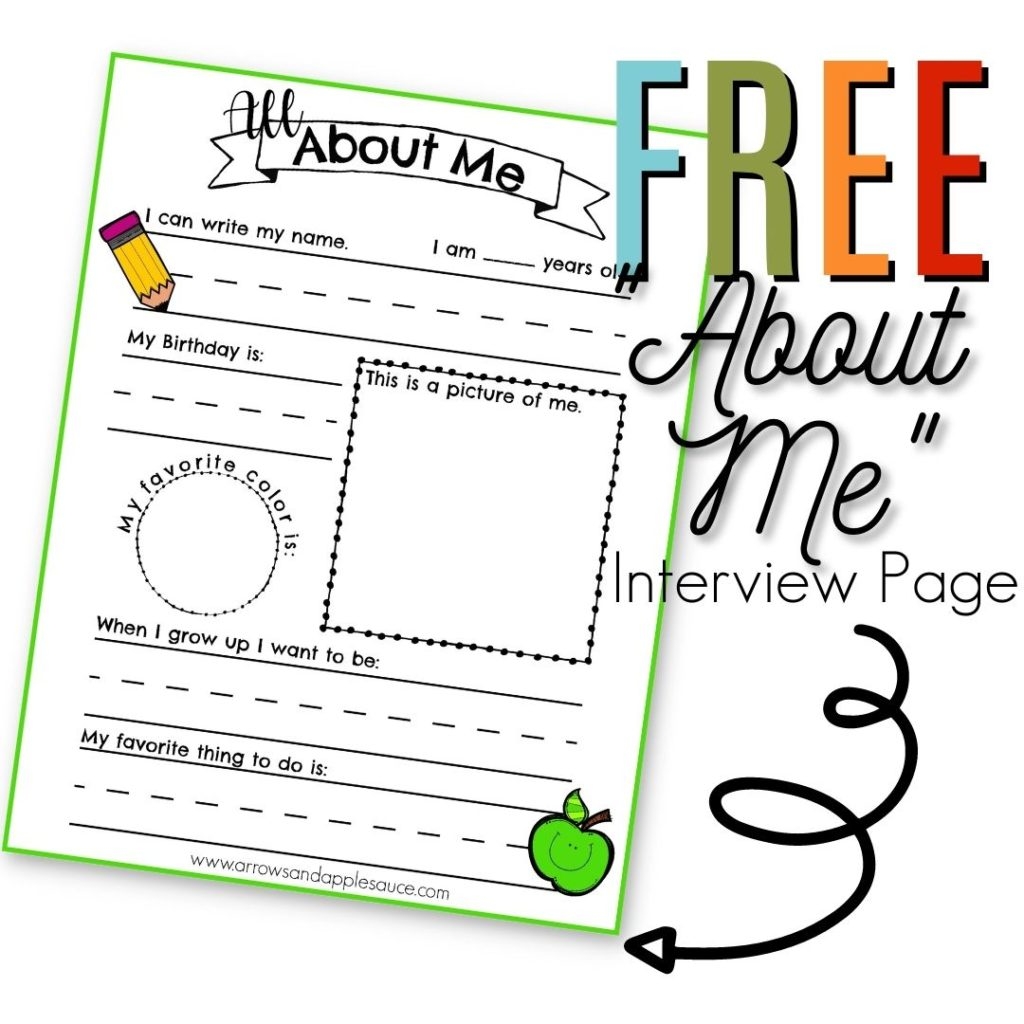 Address And Phone Number Activities FREE About Me Printable Arrows Applesauce Address And Phone Number Activities FREE About Me Printable Arrows Applesauce