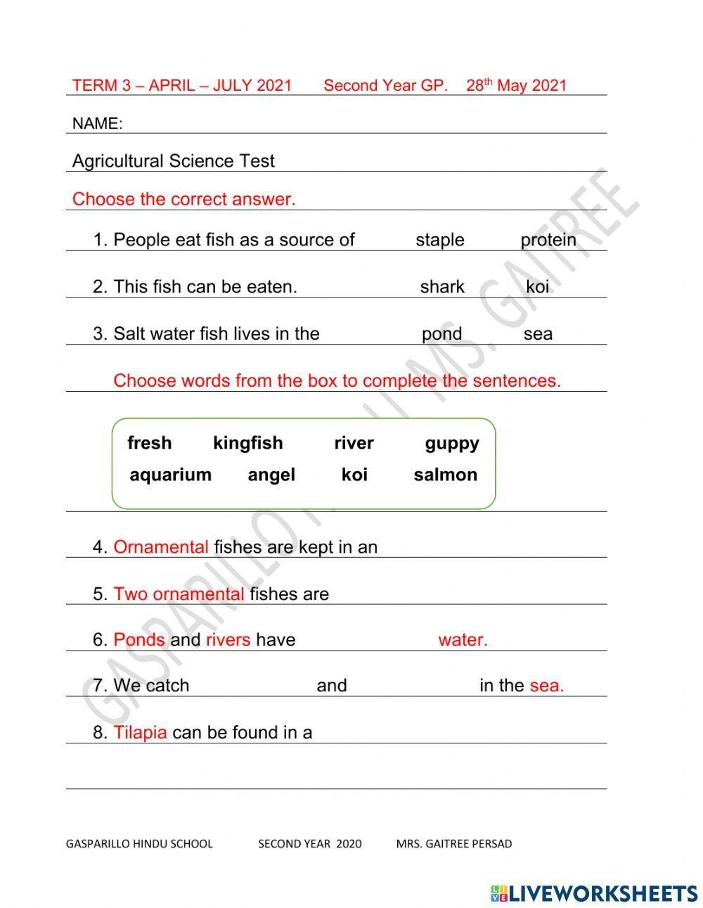 Agriculture Online Worksheet Worksheets Library Agriculture Online Worksheet Worksheets Library