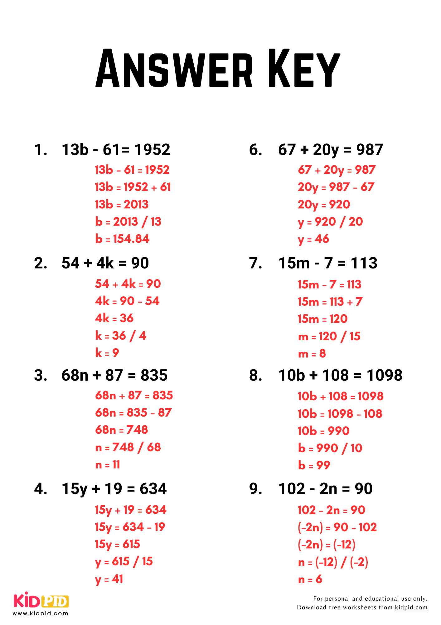 Free Printable Math Worksheets Algebra 2 Free Printable Math Worksheets Algebra 2