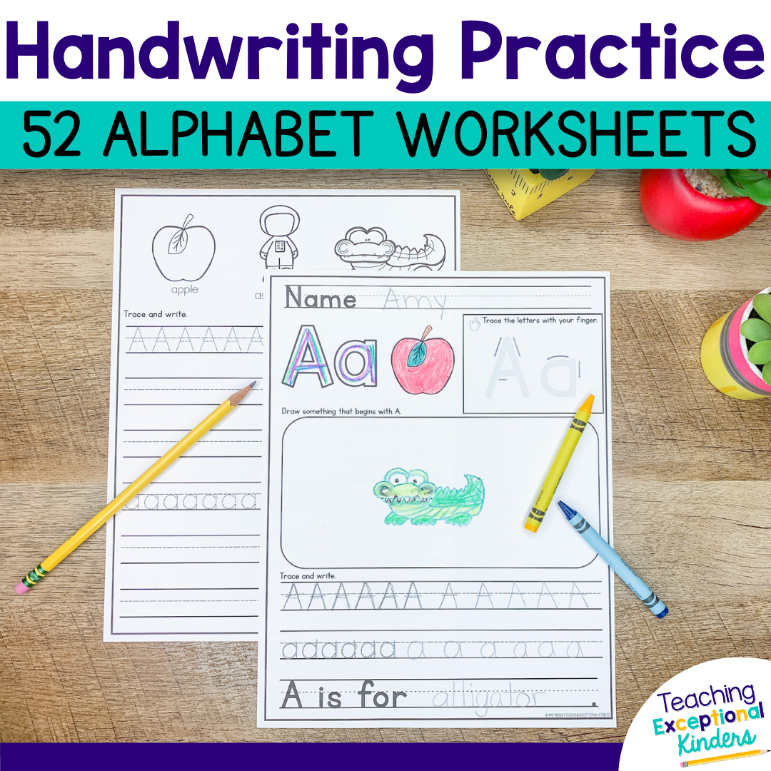 Handwriting Alphabet Worksheets