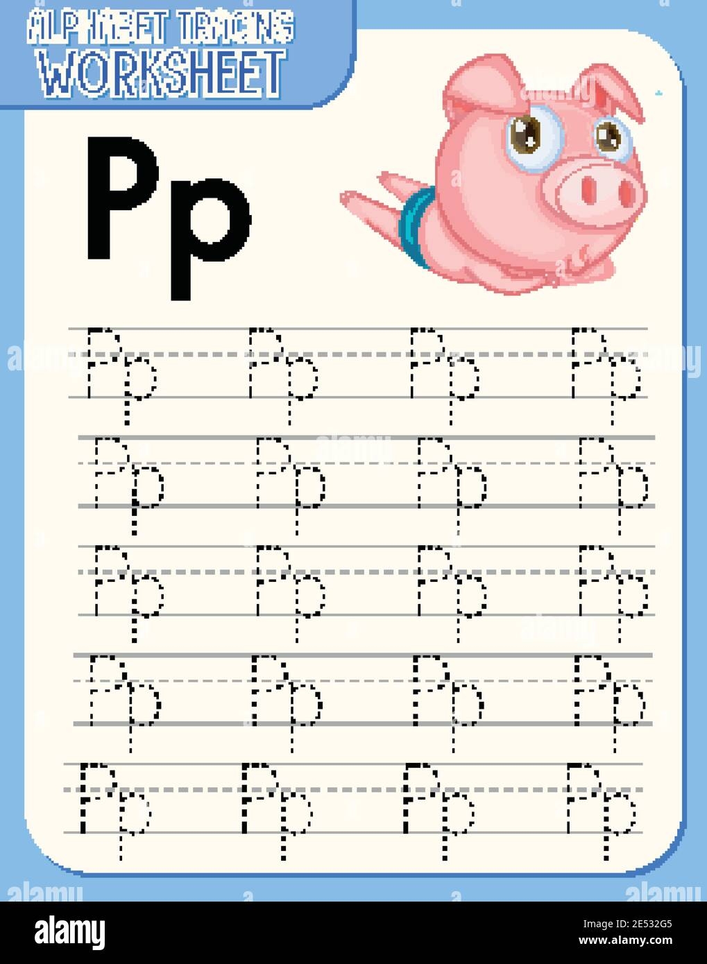 P Alphabet Worksheet P Alphabet Worksheet