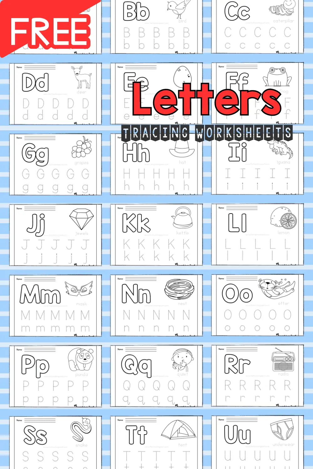 Alphabet Tracing And Writing Worksheets Pdf