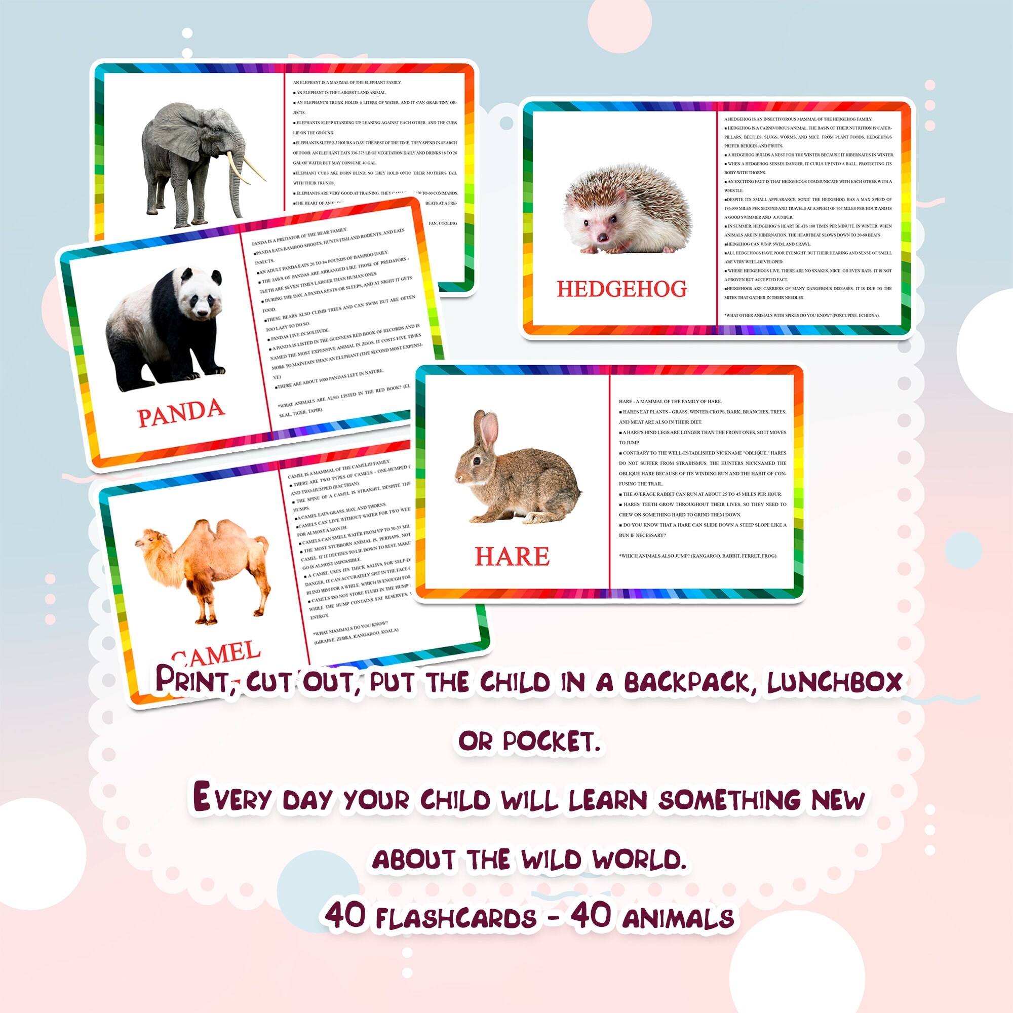 Animal Facts Worksheet Printable Animal Facts Worksheet Printable