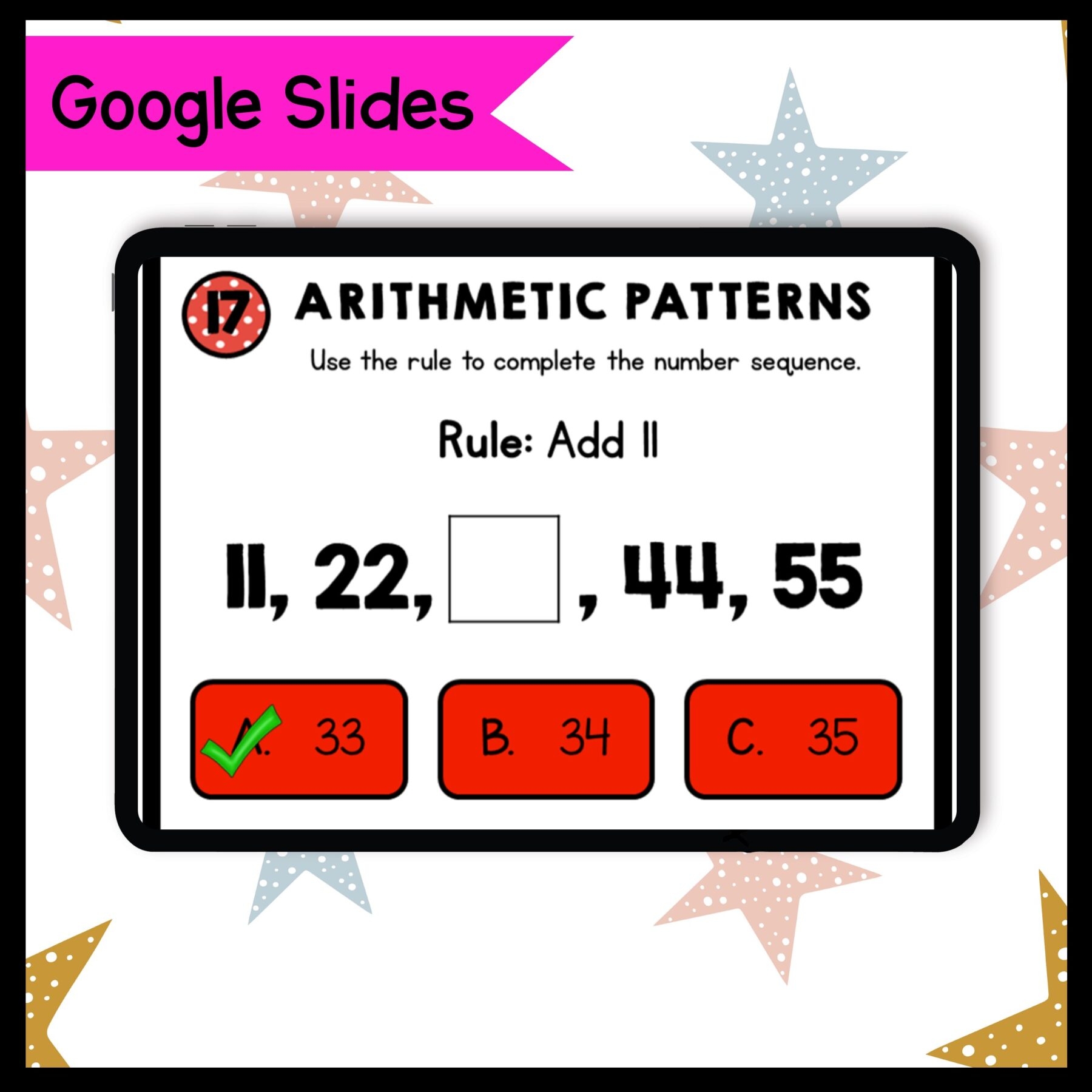Arithmetic Patterns On Multiplication Table 3rd Math Task Cards 3 OA D 9