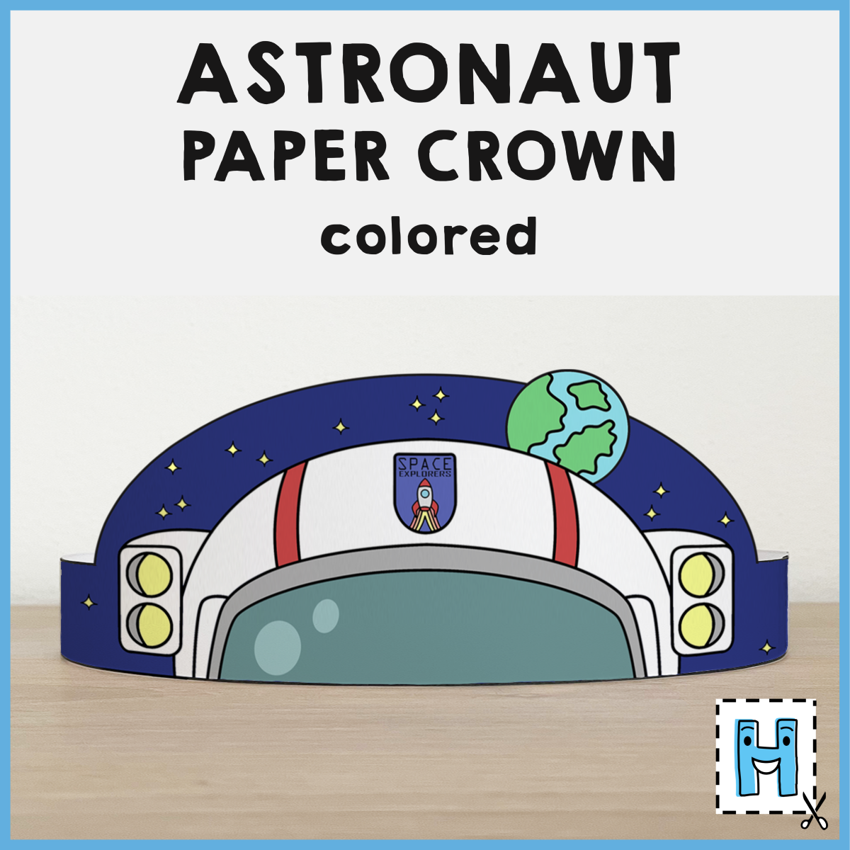 Printable Astronaut Masks For Preschool