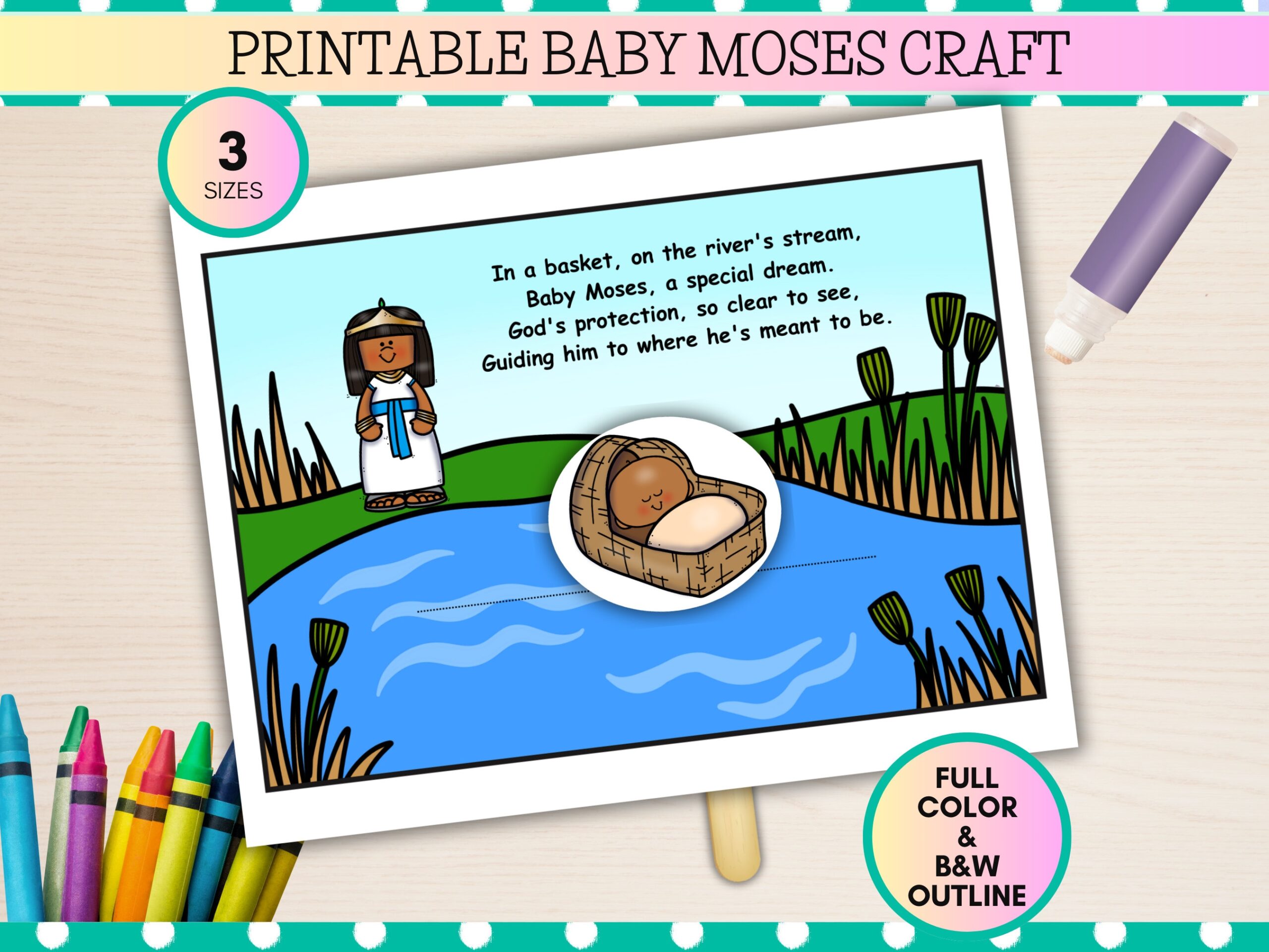 Baby Moses Bible Craft For Kids Old Testament Bible Story For Kids Christian Preschool Printables Sunday School Homeschool VBS Etsy Baby Moses Bible Craft For Kids Old Testament Bible Story For Kids Christian Preschool Printables Sunday School Homeschool VBS Etsy