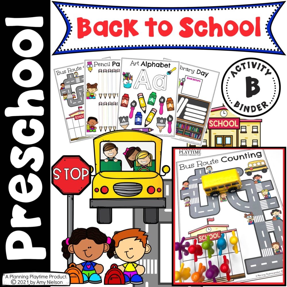 Back To School Worksheets For Preschool Planning Playtime