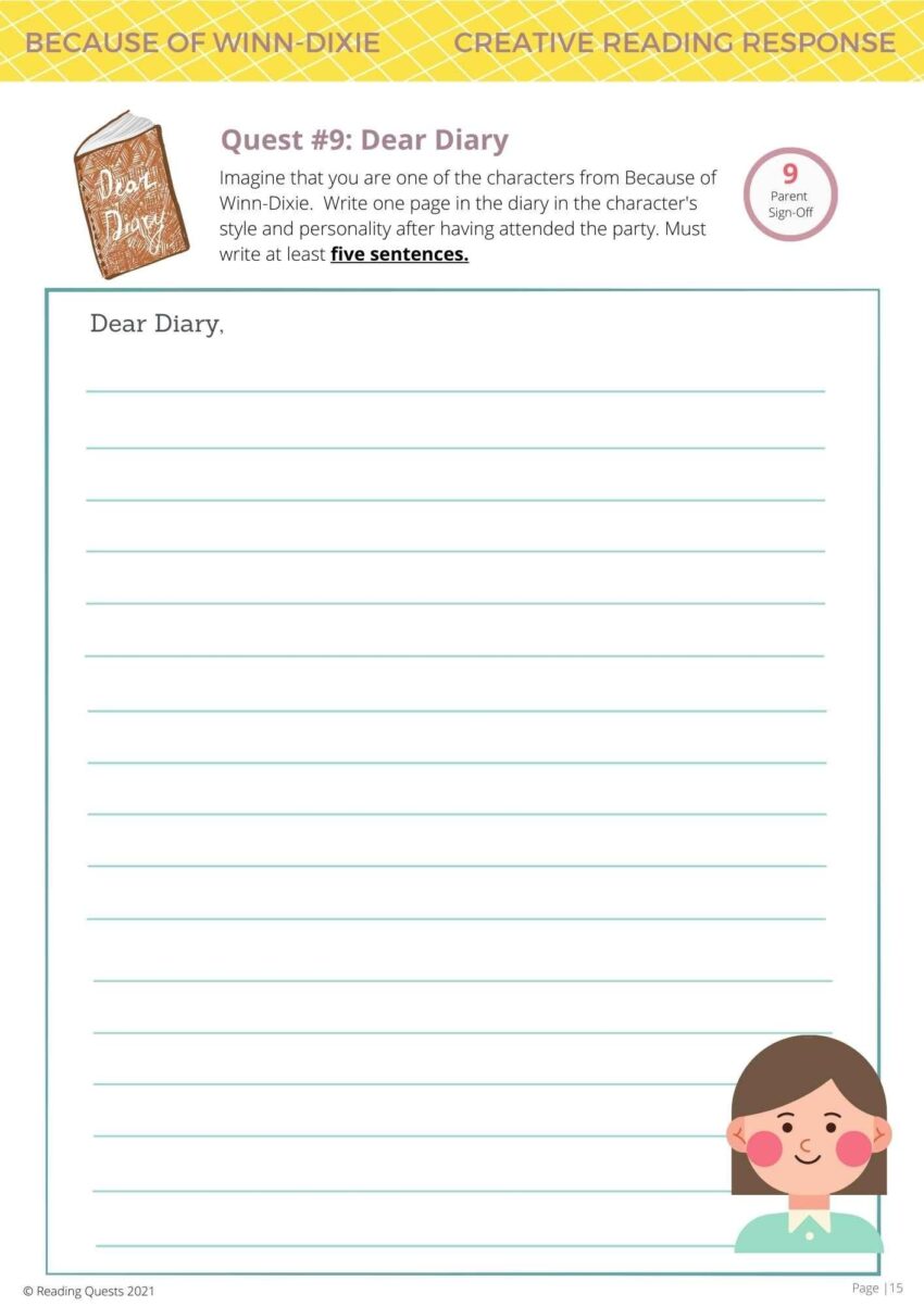 Because Of Winn Dixie Free Book Study PDF Reading Quests