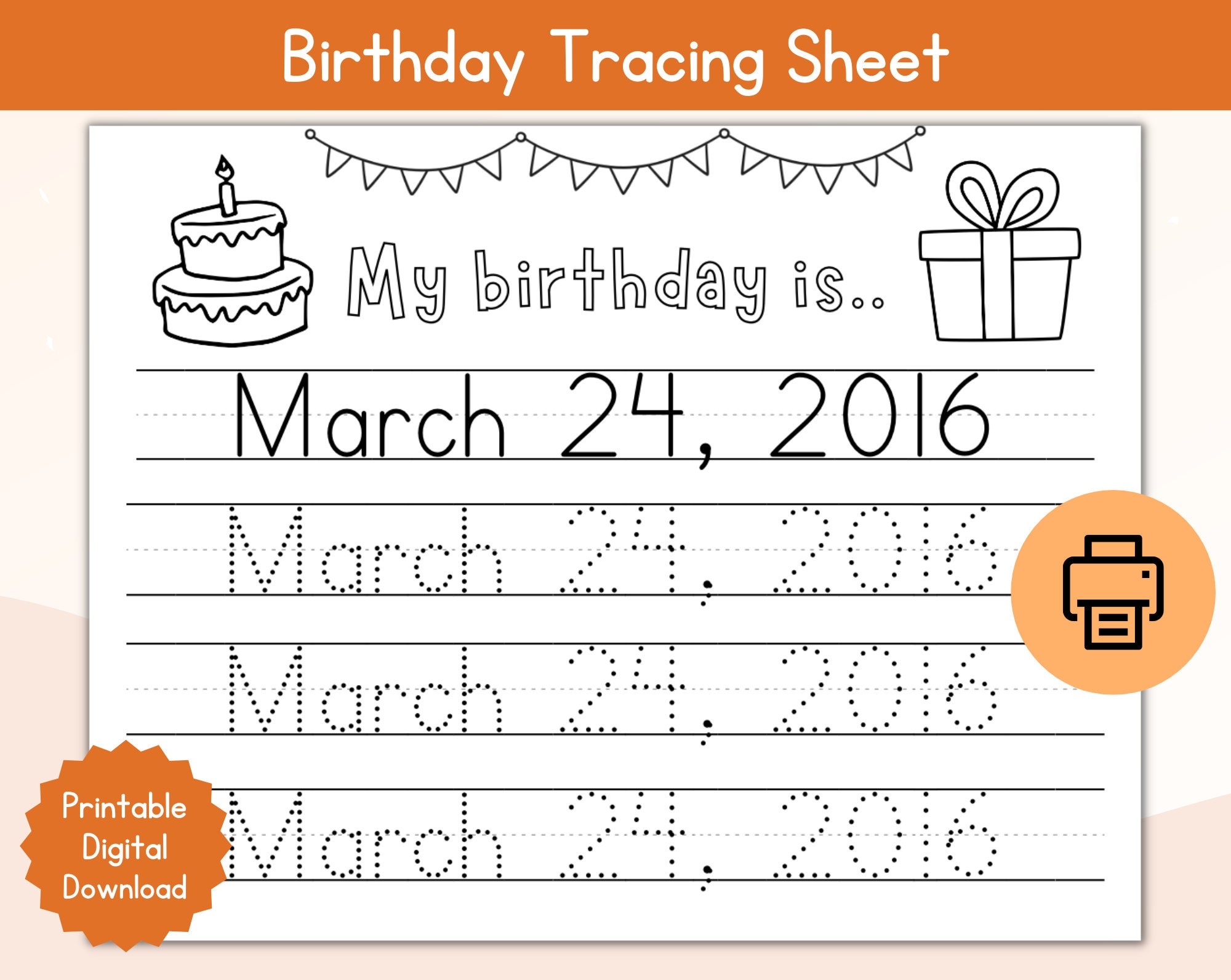 Birthday Tracing Custom Worksheet Personalized Birthdate Tracing Name Worksheet Date Of Birth Tracing Printable my Birthday Is Tracing Etsy Birthday Tracing Custom Worksheet Personalized Birthdate Tracing Name Worksheet Date Of Birth Tracing Printable my Birthday Is Tracing Etsy
