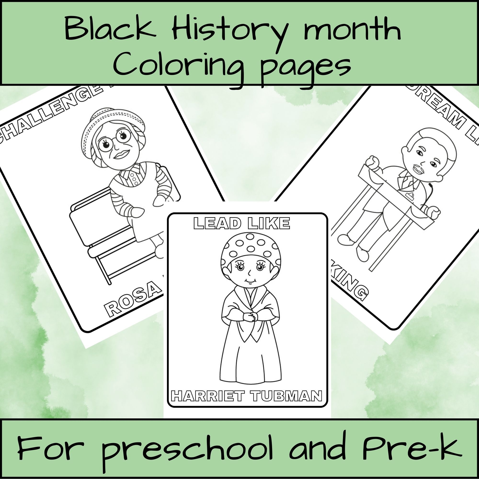 Black History Month Coloring Pages Preschool And Pre k No Prep Black History Month Coloring Pages Preschool And Pre k No Prep