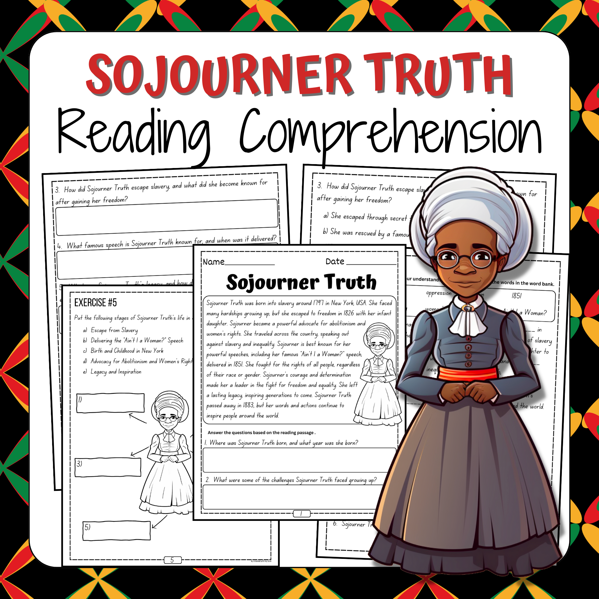 Black History Month Sojourner Truth Women s History Month Reading Black History Month Sojourner Truth Women s History Month Reading