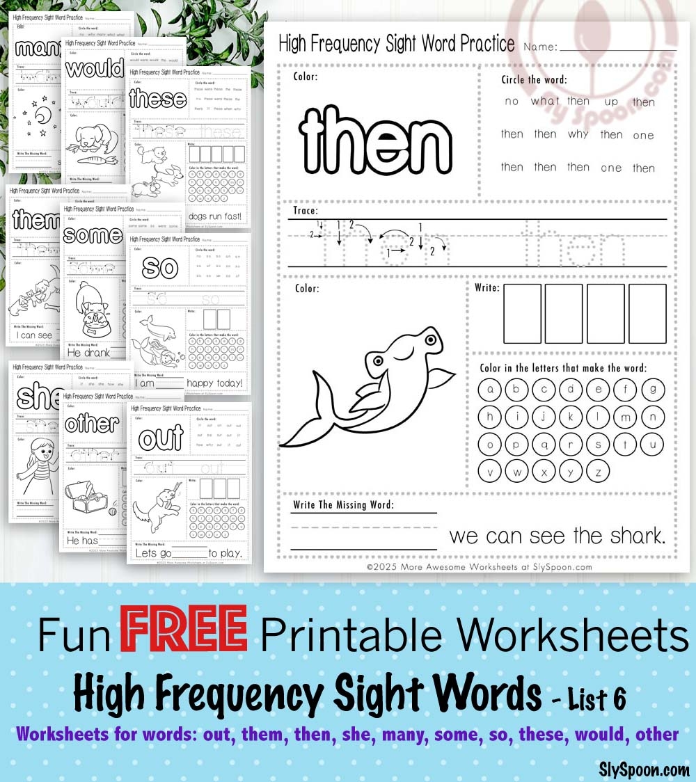 Boost Early Literacy Skills With Free Printable Sight Word Boost Early Literacy Skills With Free Printable Sight Word